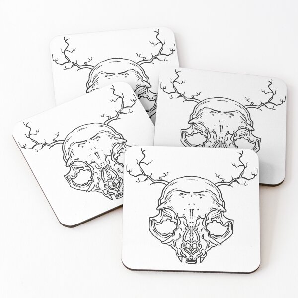 Item preview, Deer Kitty Skull (black) designed and sold by TheTrueJack.