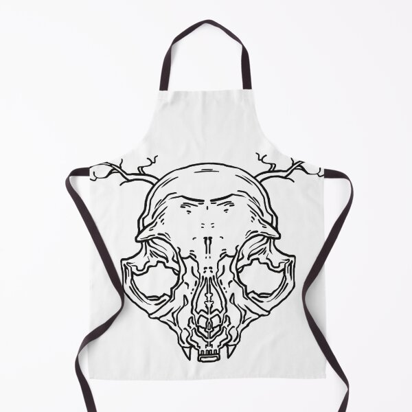 Item preview, Deer Kitty Skull (black) designed and sold by TheTrueJack.