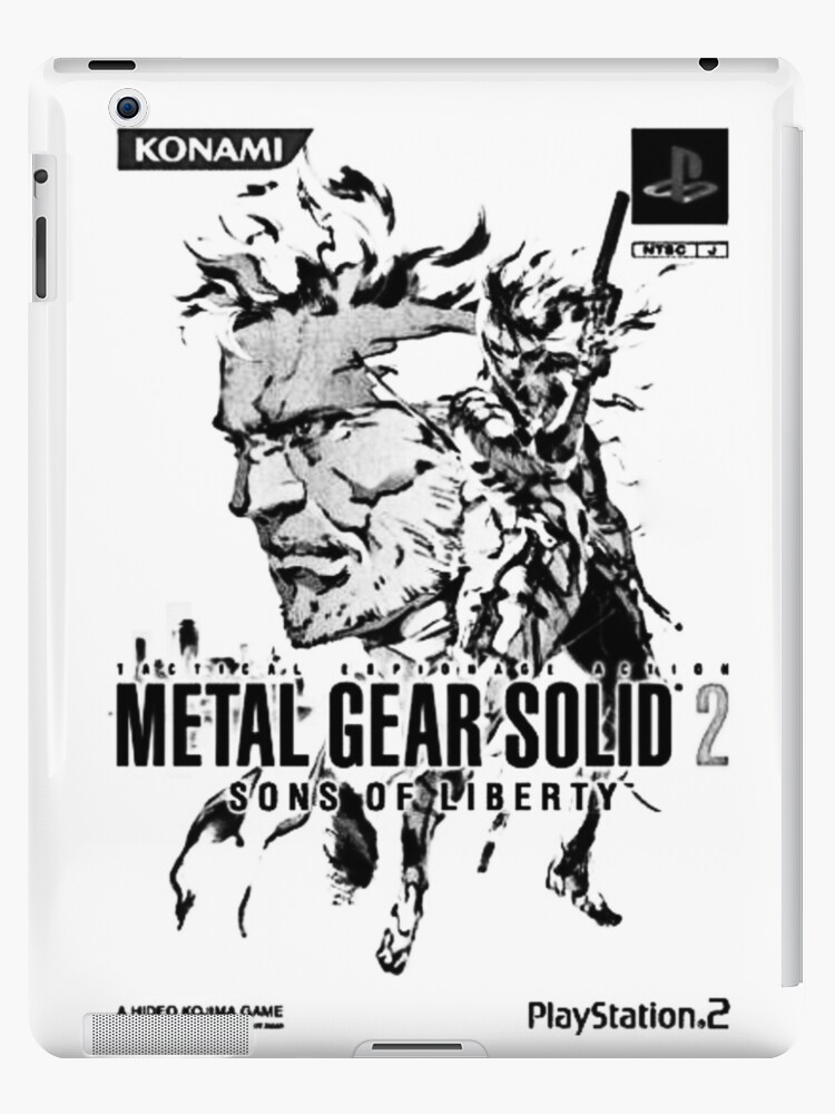 Metal Gear Solid 2 Cover Box Artwork the PS2 Classic Game Box 