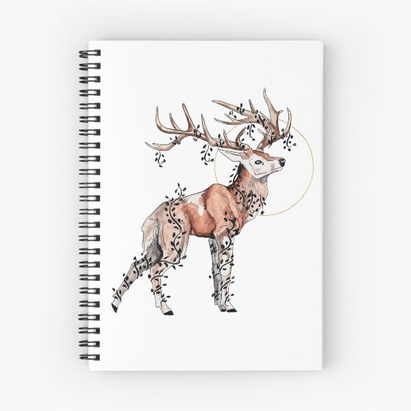 Item preview, Watercolour stag deer illustration whimsical  designed and sold by Elliezart.