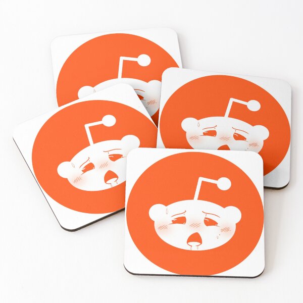 Ahegao Reddit  Coasters (Set of 4)