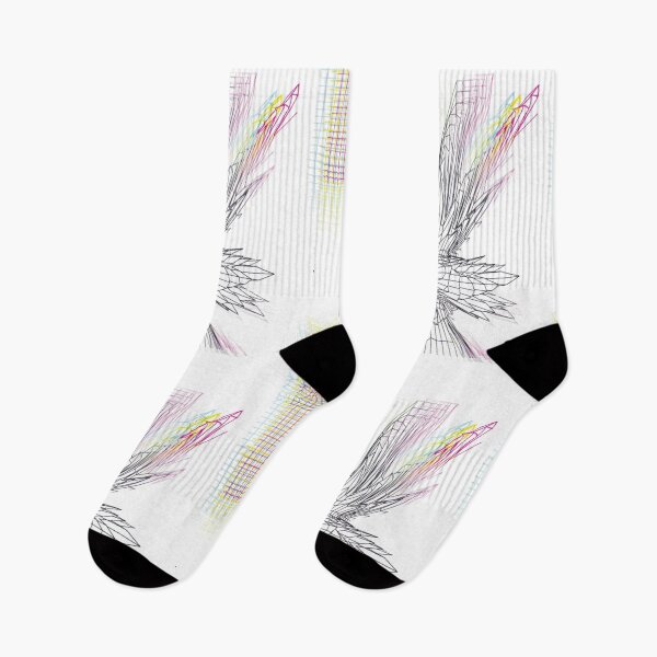 Item preview, Glitchy Wireframe Minimal Pattern designed and sold by Kacixart.