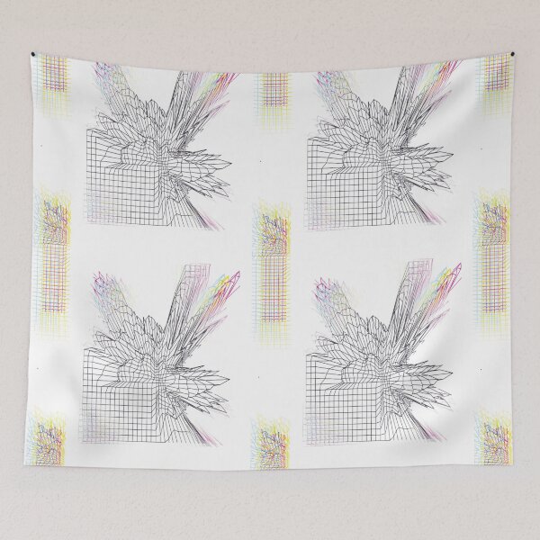 Item preview, Glitchy Wireframe Minimal Pattern designed and sold by Kacixart.