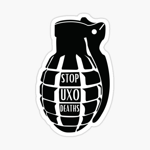 GRENADE BOMB POOP TOILET LOGO DECAL STICKER 