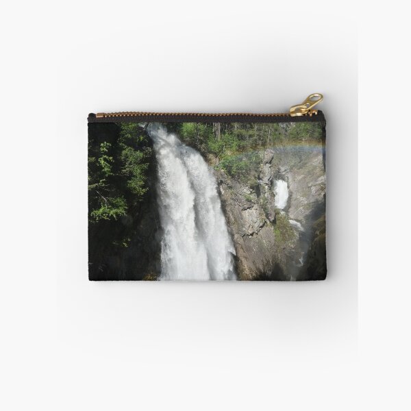 Item preview, The fabulous alpine waterfalls of Riva in the Dolomites (Campo Tures) with rainbow. Path of San Francesco. Lovely place in the Alps. Sunny spring day with no people. Trentino Alto Adige. designed and sold by Maurizio Fabbroni.