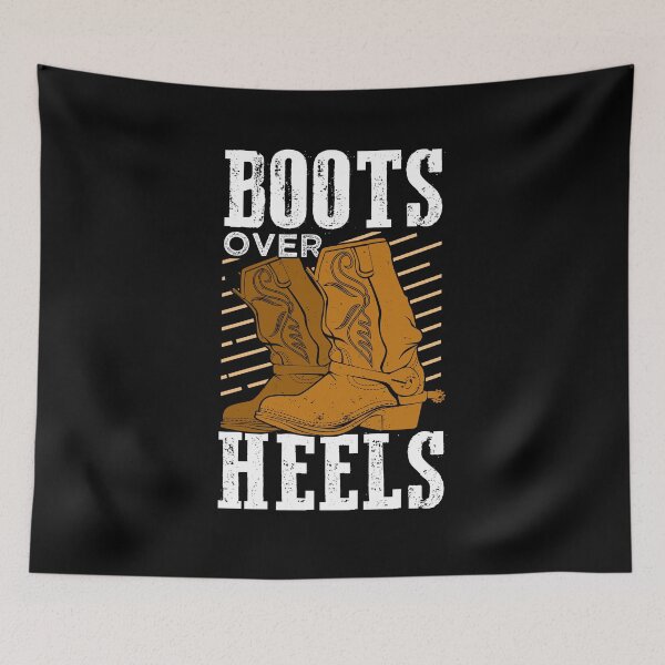 Item preview, Boots Over Heels Equestrian Girl Gift designed and sold by Marcid95.