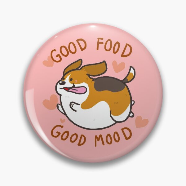 Item preview, Good Food Good Mood Fatty Beagle designed and sold by psychobears.