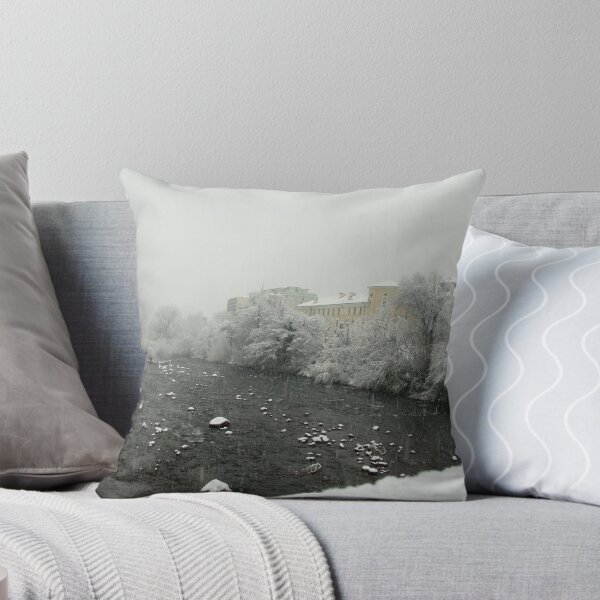 Item preview, Snow storm on the Talvera River, Bolzano/Bozen, Italy designed and sold by L Lee McIntyre.