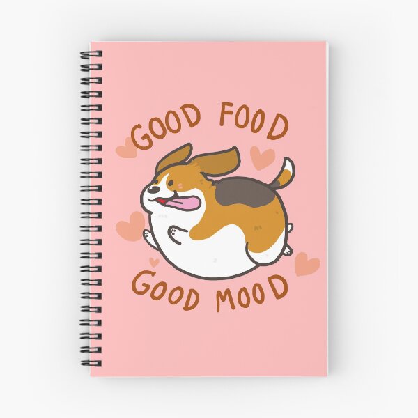 Item preview, Good Food Good Mood Fatty Beagle designed and sold by psychobears.