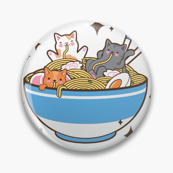 Item preview, Cute Ramen cats designed and sold by borobie.