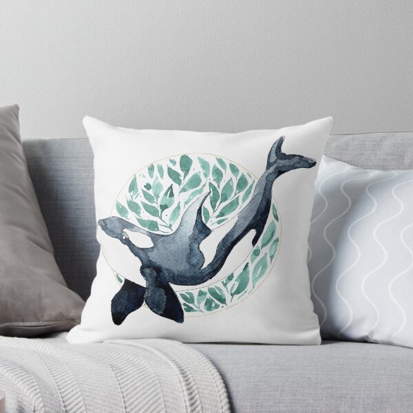 Item preview, Watercolour orca whale illustration  designed and sold by Elliezart.