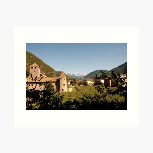 Castle Mareccio Vineyard, Bolzano/Bozen, Italy Art Print