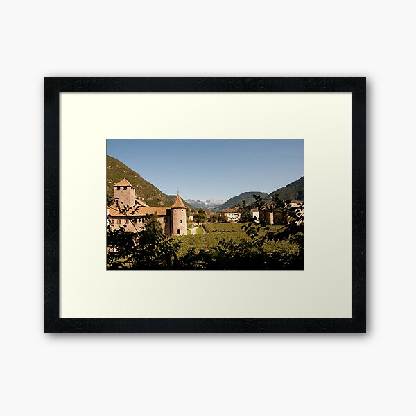 Castle Mareccio Vineyard, Bolzano/Bozen, Italy Framed Art Print