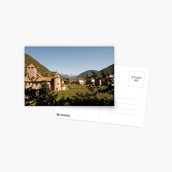 Castle Mareccio Vineyard, Bolzano/Bozen, Italy Postcard