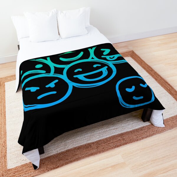 Fluo Emojis Comforter
