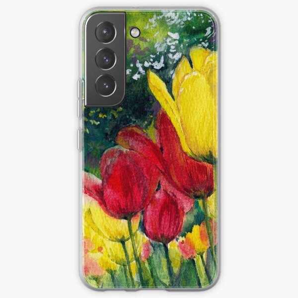Red and Yellow Tulips Samsung Galaxy Soft Case