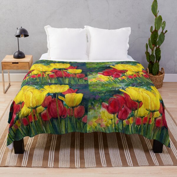 Item preview, Red and Yellow Tulips designed and sold by Leafbear Studio.