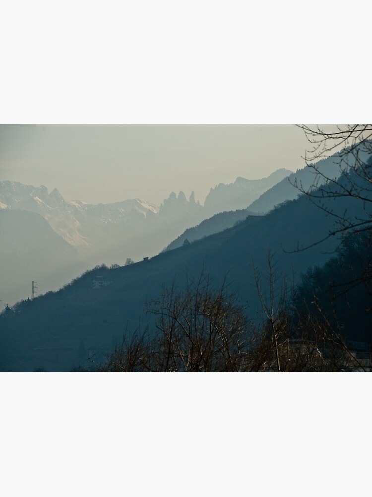 Dolomites and foreground hills, view from Bolzano/Bozen, Italy by leemcintyre