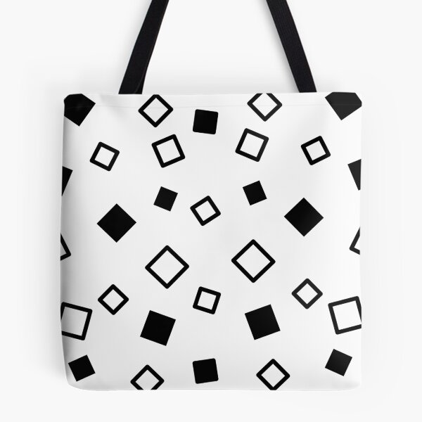Item preview, White and black pattern with filled and unfilled squares designed and sold by jumapa.