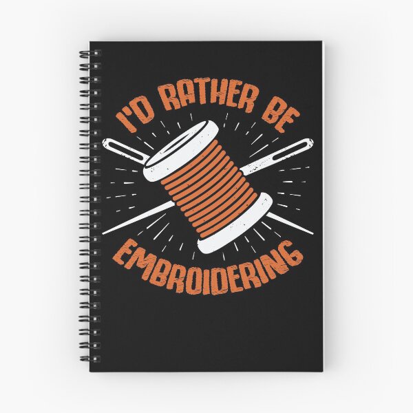 Item preview, I'd Rather Be Embroidering Embroiderer Gift designed and sold by Marcid95.
