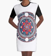 Mandala 007 Graphic T-Shirt Dress