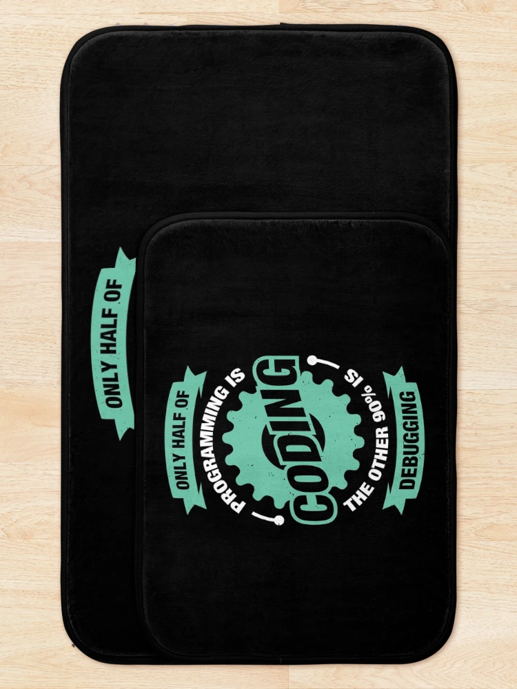 Thumbnail 5 of 6, Bath Mat, Programming Coding Programmer Gift designed and sold by Marcid95.