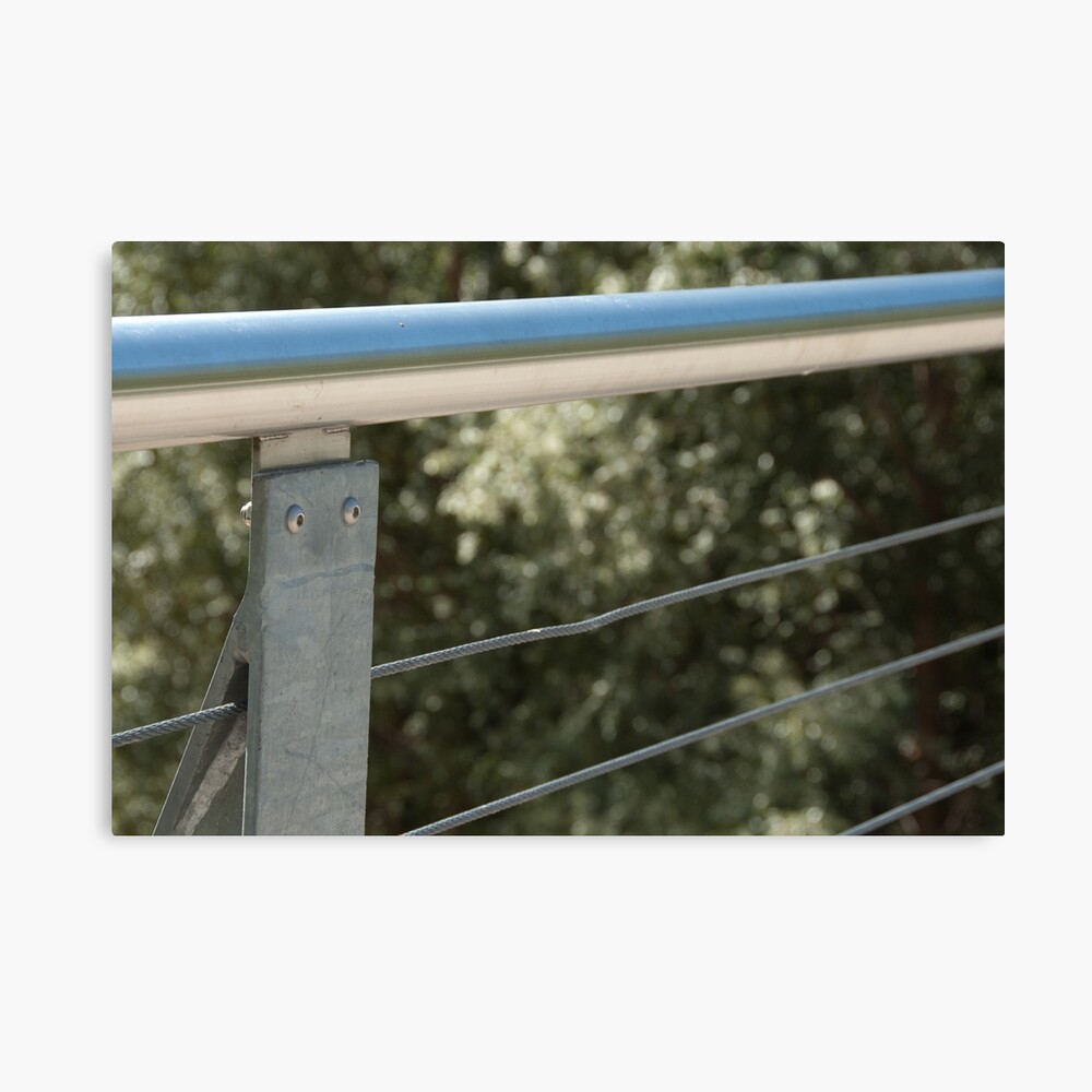 Face on a Fence Post, Bolzano/Bozen, Italy Canvas Print