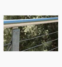 Face on a Fence Post, Bolzano/Bozen, Italy Photographic Print