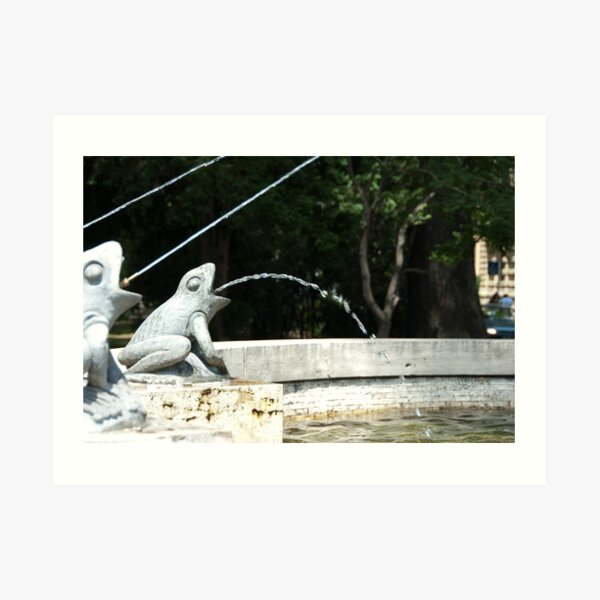 Frog Fountain, Bolzano/Bozen, Italy Art Print