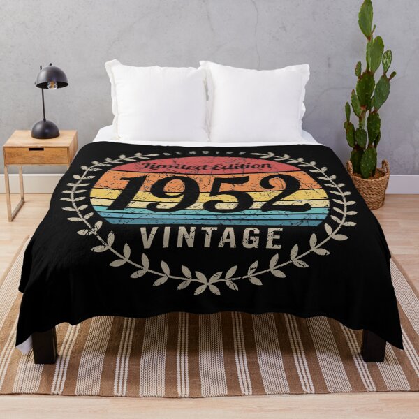 Item preview, 1952 Year Retro Vintage Style Birthday Anniversary Reunion Event Logo designed and sold by hobrath.