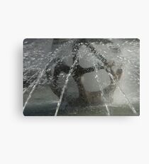 Fountain, Piazza Tribunale, Bolzano/Bozen Canvas Print