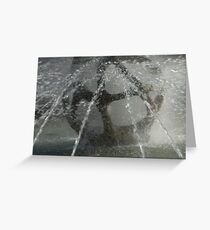 Fountain, Piazza Tribunale, Bolzano/Bozen Greeting Card