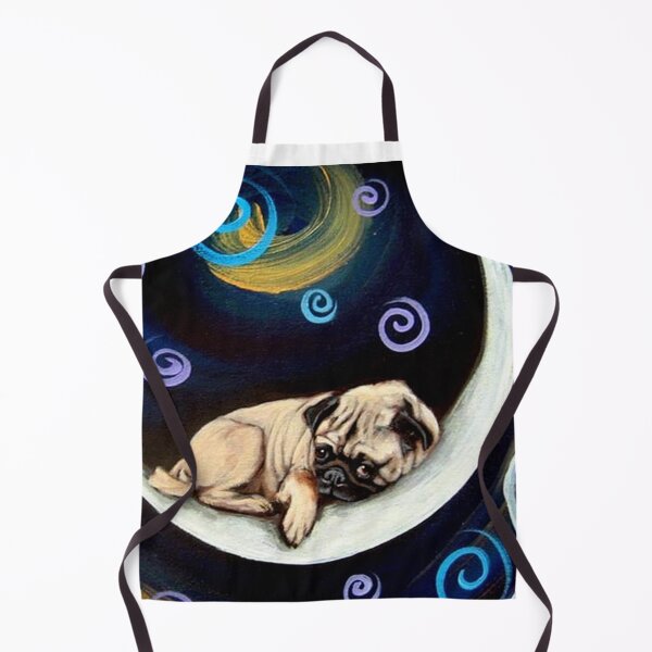 Item preview, Pug Sleep Moon designed and sold by lehnhattien.