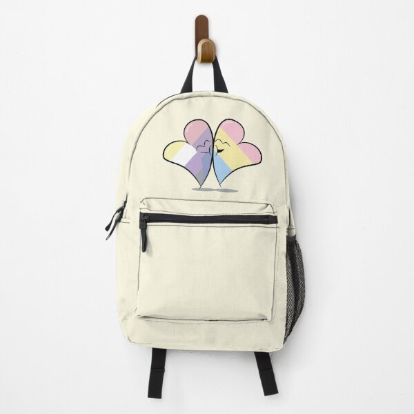 Item preview, Two Hearts in Love (Nonbinary/Bisexual and Pansexual Pride Flags) designed and sold by FrolicDesigns.