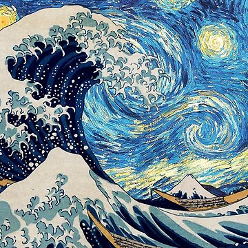 hokusai starry night