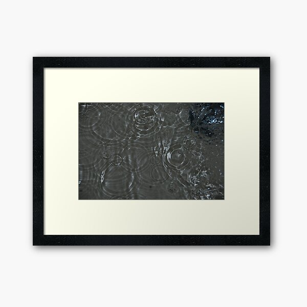 Bubbles in the Sink, Vancouver, British Columbia Framed Art Print