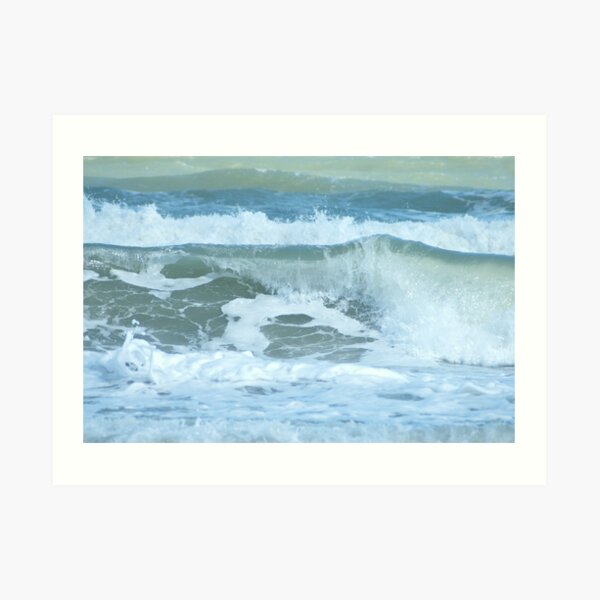 Sudden Surge, Melbourne Beach, Florida Art Print