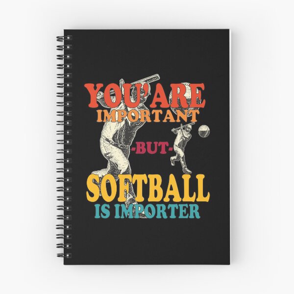 Item preview,  You're Important But Softball Is Importer, Funny Slow Pich Softball, Tee Softball, Sarcastic Vintage Saying Gift For Softball Coach Mom designed and sold by Rassitni.