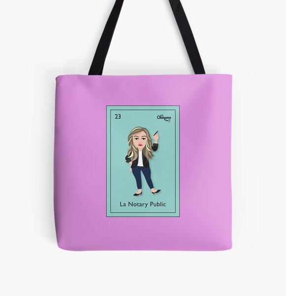 La Notary Public All Over Print Tote Bag
