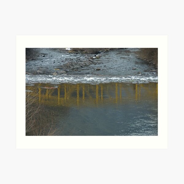 Bridge on the Talvera River, Bolzano/Bozen, Italy Art Print