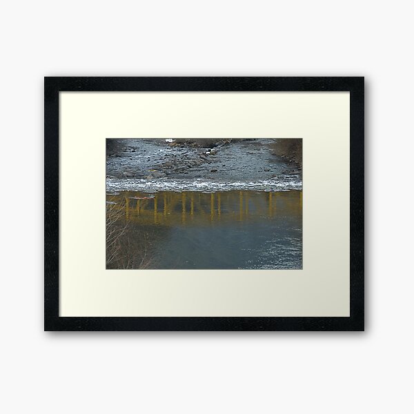 Bridge on the Talvera River, Bolzano/Bozen, Italy Framed Art Print
