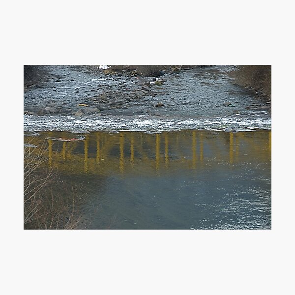 Bridge on the Talvera River, Bolzano/Bozen, Italy Photographic Print