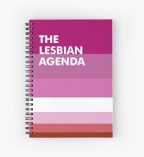 Lesbian Agenda Spiral Notebook