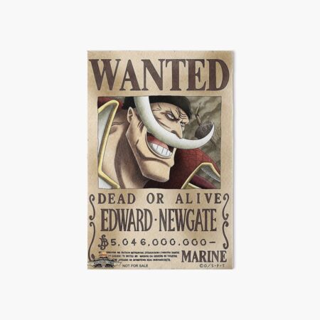 One Piece Edward Newgate Art Board Print By Astral World Redbubble