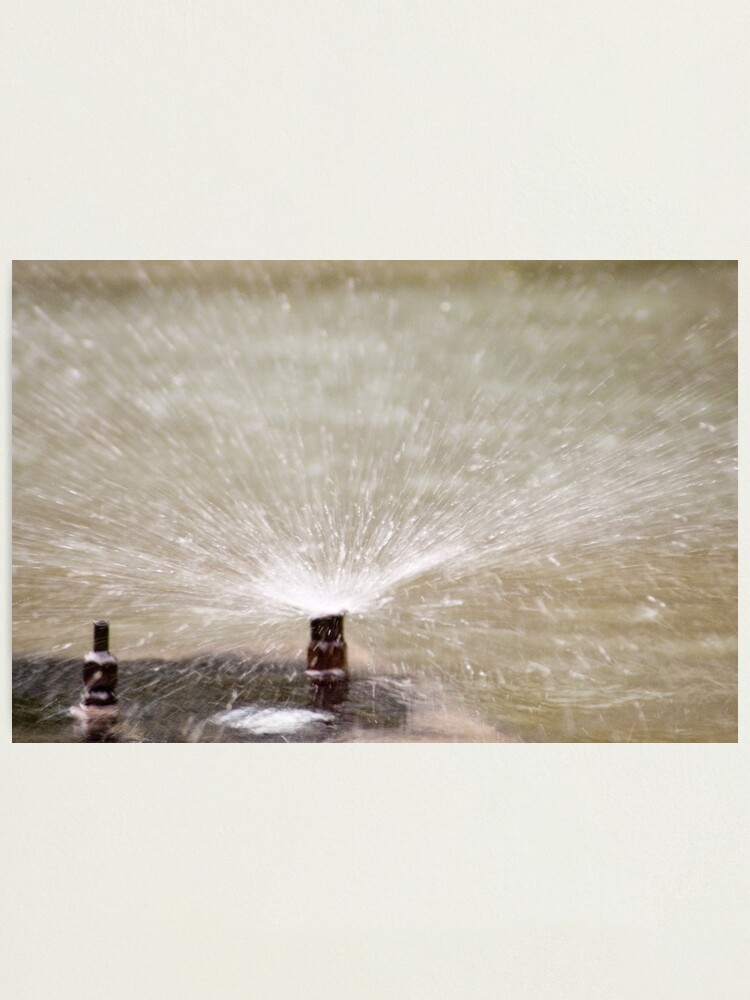 Alternate view of Sprinkler Spray, Vancouver, British Columbia Photographic Print
