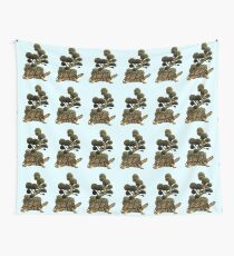 A Turtle Transporting Topiary Wall Tapestry