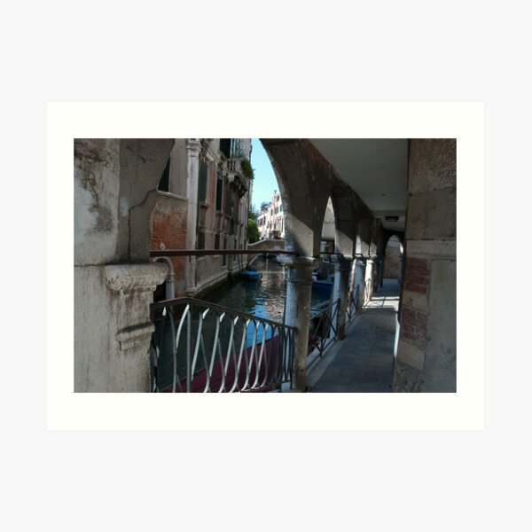 Venice Archways, Italy Art Print