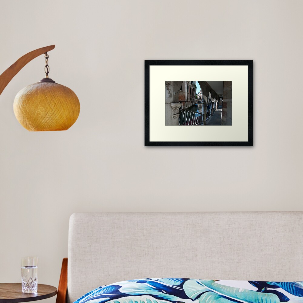 Venice Archways, Italy Framed Art Print