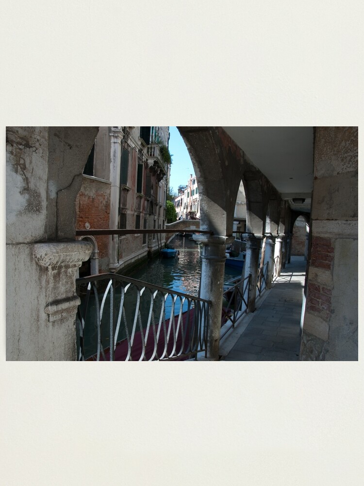 Alternate view of Venice Archways, Italy Photographic Print