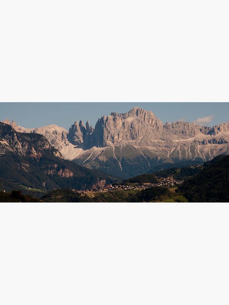 Thumbnail 4 of 4, Metal Print, Dolomites, as viewed from Bolzano/Bozen, Italy designed and sold by L Lee McIntyre.